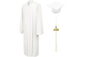Unisex Matte Graduation Gown, Cap, and Tassel Set 2022, Size 60