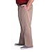 Haggar Men's Big-Tall B&T Premium Comfort Khaki Flat Front Classic Fit Pant Pants, Medium Khaki, 52Wx30L