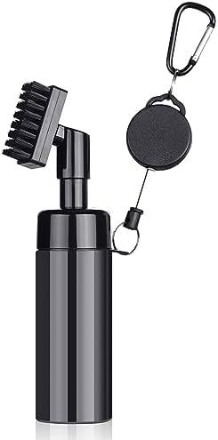Golf Club Brush and Groove Cleaner Tool with Leakproof Reservoir Tube, Squeeze Bottle, Bristles Head, Carabiners, Brush Cover Golf Accessories Ball Washer Gift for Men Women Golf Club Brush and Groove Cleaner Tool with Leakproof Reservoir Tube, Squeeze Bottle, Bristles Head, Carabiners, Brush Cover Golf Accessories Ball Washer Gift for Men Women