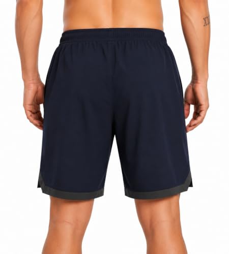 Image of NEVER LOSE Men's Lightweight Performance Training Shorts with Quick-Dry Fabric for Running, Gym and Everyday Workouts