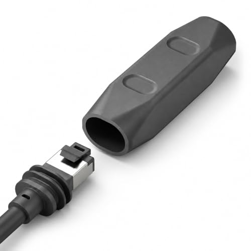 Furnique Starlink Cable Coupler for Starlink Gen 3, IP68 Waterproof Connector,Extension to RJ45 Cable Compatible for Starlink Ethernet Adapter,Plug & Play Supports Cat7-1PCS