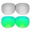 Silver/Green