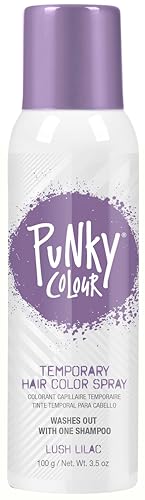 Punky Pastel Temporary Hair Color Spray - Lush Lilac Temporary Hair Dye Fast-Drying & Washable 3.5 fl oz 1 Pack