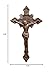 BGCOPPER Saint Benedict Crucifix Wall Cross, Wooden Jesus Cross for Wall, Catholic Crucifix for Wall, St Benedict Cross Wall Decor for Home Easter (10 Inch)