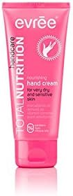 evree Total Nutrition Nourishing Hand Cream for Dry and Sensitive Skin Paraben Mineral Oils