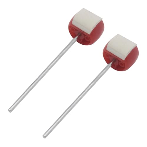 Set de 2 mazos de felpa para pedal de bombo LIOOBO miniatura 1