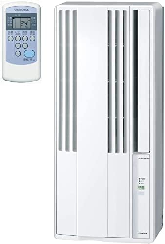 【工事不要】 CORONA(コロナ) ウインドエアコン Relala 窓用エアコン (冷房専用タイプ) 除湿 送風 タイマー機能 リモコン付 シェルホワイト CW-16A3(WS)
