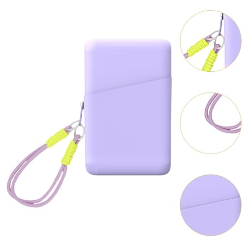 Image of |Silicone Purse Card Holder for Beach Tote Bag Waterproof Lightweight Handbag Purple|Clothing, Shoes & Accessories | Womens Handbags & Bags| Womens Handbags & Bags|1X Silicone Purse