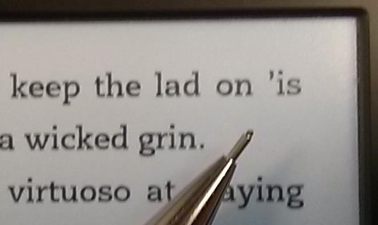 Many "h"s are replaced with " ' " character.  Kind of annoying.