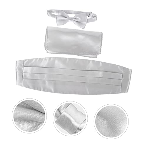 Set de Corbata de Moño y Cinturón Formal para Hombre miniatura 3