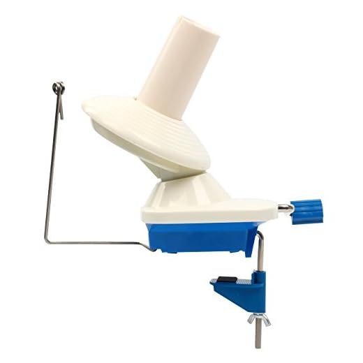 YaeTek Hand-Operated Yarn Ball Winder - Manual Wool Winder Holder for Swift Yarn Fiber String Ball