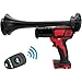 Impact Train Horn – Remote-Controlled, 130dB, Cordless Drill Air Horn with Dual Metal Trumpets, Portable Air Horn