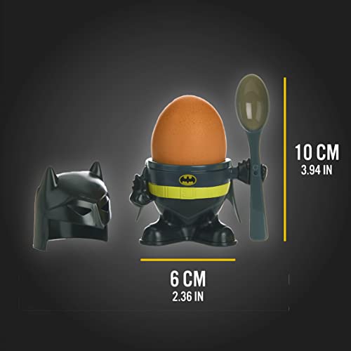Batman Frühstücksset - Offiziell lizenziert, Eierbecher, Löffel, Toastschneider, DC Comics Geschenk für Fans – Bild 4