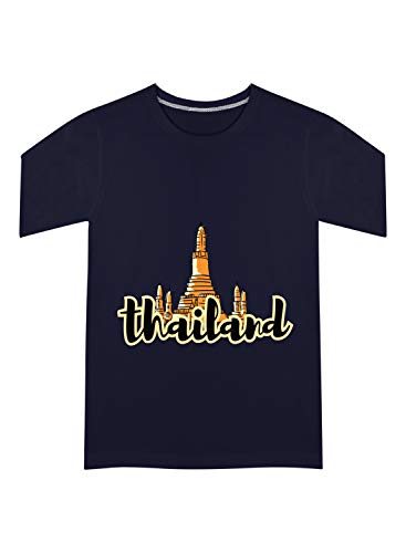 Image of CreativiT Graphic Printed T-Shirt for Unisex Thailand Tshirt | Casual Half Sleeve Round Neck T-Shirt | 100% Cotton | D00867-37