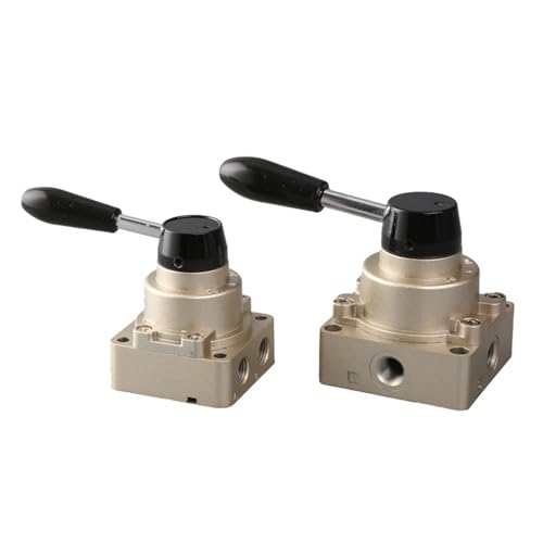 Vanne pneumatique rotative 4HV310-10 pour commande manuelle d'atelier - 6
