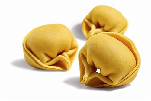 Laboratorio Tortellini Jumbo Porcini Tortelloni, Authentic Italian Pasta, 420 Pieces, 2 Count of 6.6 lb, Average 13.2 Case, Frozen, Filled with Porcini Mushrooms, Ricotta, Grana Padano