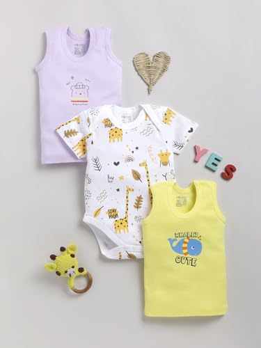 Image of Peek A Boo by Rupa Baby Boys' Gift Set, Perfect for Baby Shower Clothing Set, 100% Cotton, Ultra Soft, Breathable