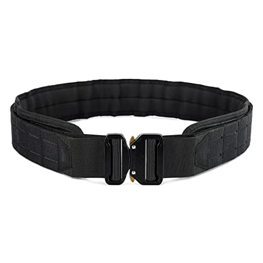 WOLF TACTICAL Molle Battle Belt War & Duty Belt with Quick-Release