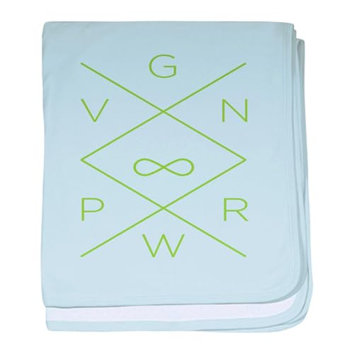 CafePress Veganismus Vegan Diet Vegetarian Life Baby Blanket, Super Soft Newborn Swaddle