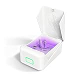 ARPTUR OTC Hearing Aid Dryer,Dehumidifier Accessory, Electric and Clean Aids,Portable and Compact,Constant Temperature 40℃,Dry Directly,Amplifiers (White+Black Clip)