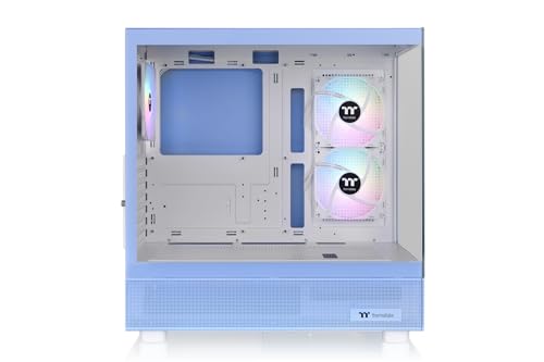 Image of TT View 270 Plus TG ARGB MID Tower Win Hydrangea Blue 3 Fans CA-1Y7-00MFWN-01