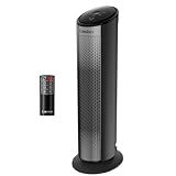 Lasko - Calentador Ceramico de Torre Eléctrico 22' con Temporizador y Potente 1500W: Calor Inteligente para tu Hogar