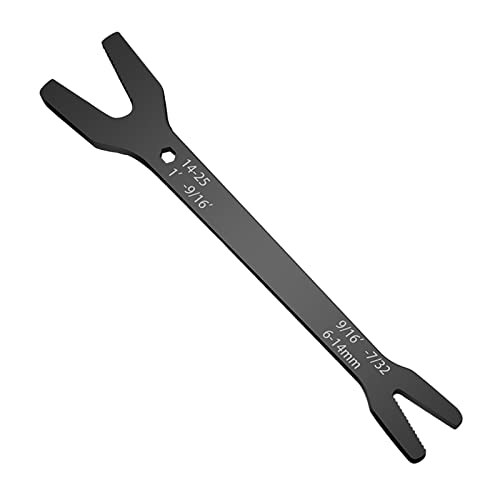 TOOYFUL Chave dupla de ponta aberta 6 mm a 25 mm Ferramentas manuais com cabo longo para doméstico F