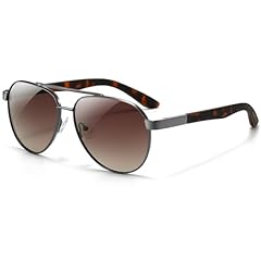 Black & Gunmetal Frame/Gradient Brown Lens