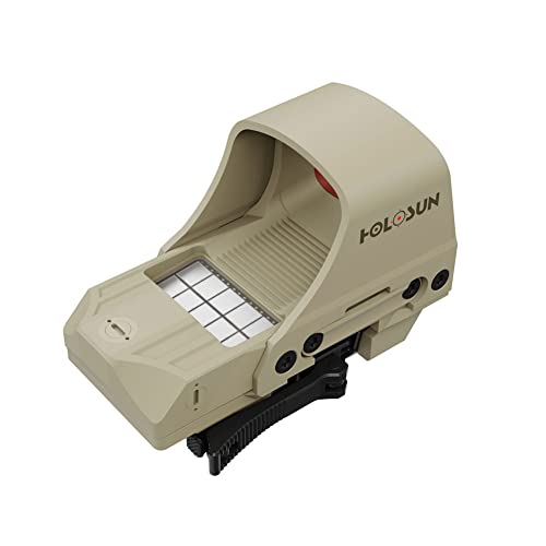 Image of HOLOSUN 510C Multi-Reticle 2 MOA Dot & 65 MOA Circle Open Reflex Sight - Solar FailSafe Shake-Awake, 12 Settings - Red /Green Reticle