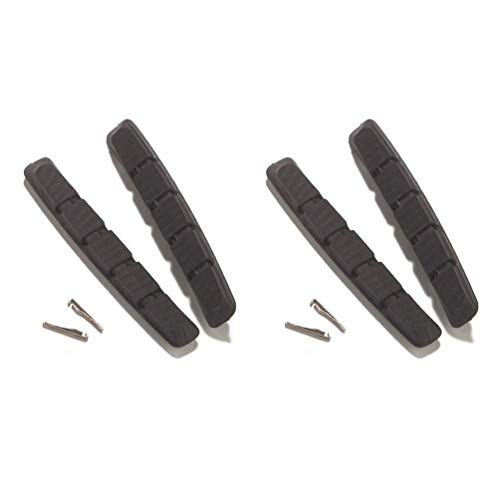 Replacement Shimano Bicycle Bike Road Brake Shoe Pads Left Right Front Rear S70CS V-Brake ATB M70R2 (2 Pair (Left, Right))