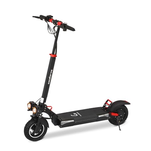 KUGOO M4 Pro Patinete Electrico 800W, 48V 21Ah Batería MAX Autonomía 75-90km, 10 Pulgada Neumáticos Patinetes Eléctricos Plegable, Carga 120 kg, Frenos Disco e 3 Modos Velocidad,