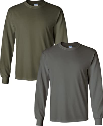 Image of Gildan Men's Ultra Cotton Long Sleeve T-shirt, Style G2400