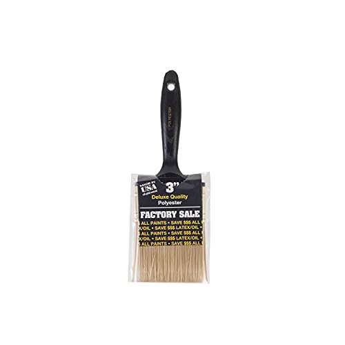 Wooster Available Brush P3973-3 Factory Sale Polyester Paintbrush, 3-Inch, 3 Inch