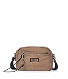 KCB Bandolera Pequeña Knot | Estilo Moderno y Elegante | Diseño Compacto, Versátil y Práctico | Ideal para el Día a Día | Asas Ajustables | 100% Vegano | Color Taupe