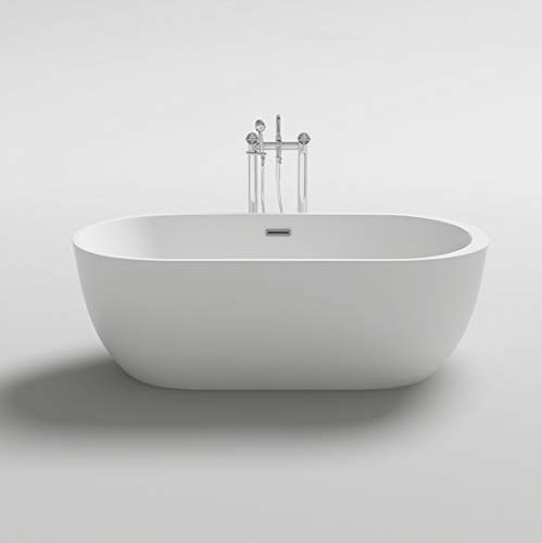 Bagno Italia Nowoczesna wanna wolnostojąca biała centrum łazienka łazienka 170x80 stondowane