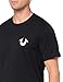 True Religion Men's SS Vintage Flock Tee, Jet Black, L