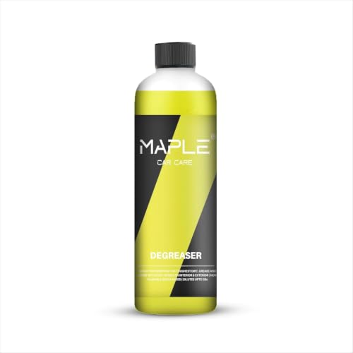 Image of Maple Car Care Degreaser 1 Litre | Heavy-Duty Multi-Surface Cleaner for Engine, Tyres, Wheels & Interior | Removes Grease, Dirt & Grime | Degreaser for Car & Bike Engines