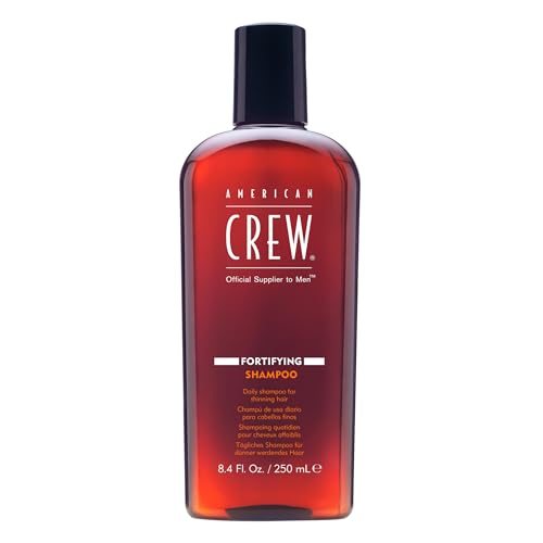 American Crew Men's Shampoo, Fortifying Shampoo for Thinning Hair, Refreshes Scalp, 8.45 Fl Oz