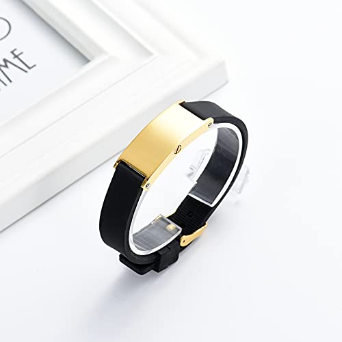 Imrsanl Cremation Bracelet for Ashes - Stainless Steel Urn Bracelet for Pet/Human Ashes - Genuine Leather Memorial Bangles Keepsake Ash Jewelry (Personalized)4