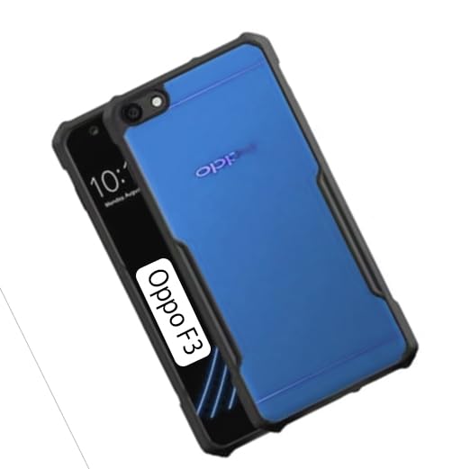 COBERTA Back Cover for Oppo F3 Back Cover Case - Black Transparent (B0CVNCKC6S) Amazon Price History, Amazon Price Tracker