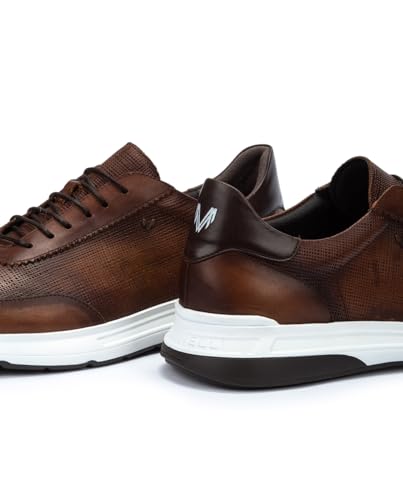 MARTINELLI Walden Baskets Homme | Cuir | Ultra-léger | Marron – vue 4