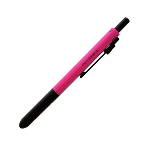 Ohto Multi Smart 4 stylo multi fonctionnel rose en aluminium robuste et fin