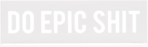 Vista 5 de Andaz Press Divertido plato de escritorio de oficina, placa acrílica Everyday I'm Hustlin para el hogar, escritorio, gerente, jefe, trabajo