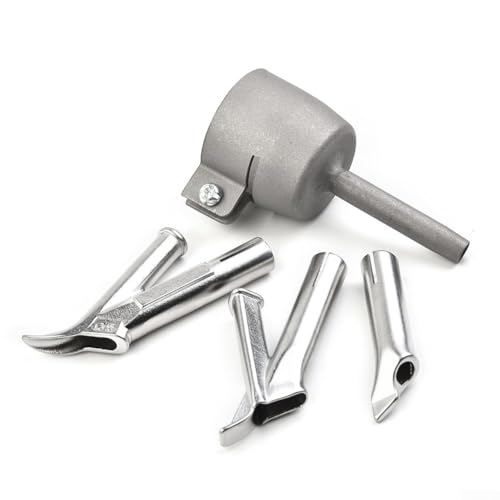Lot de 4 buses de soudage rapides, kit de soudure en plastique à air chaud, buse ronde triangulaire en forme de Y, pointe de soudure rapide pour soudage de feuilles en plastique PVC (35 mm)