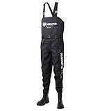 [マズメ] 胴長 ゲームウェーダー Ver.2 タイドマニア(フェルトスパイク/つま先・カカトのみ) ブラック LL