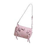Sac à main cylindrique tendance style coréen en cuir synthétique souple avec sangle réglable pour diverses occasions Sac à main de bureau de grande capacité, a