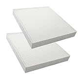 Compatible with 2Pcs Cabin Air Filter CF10381, Fit for Hyundai Azera Santa Fe Sonata, Kia Magentis