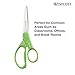 Westcott Left- & Right-Handed Pointed Student Scissors for Kids Ages 12-14, Durable Stainless Steel Blades, Back to School, Classroom Scissors, School Supplies, 7-Inch, Assorted Colors