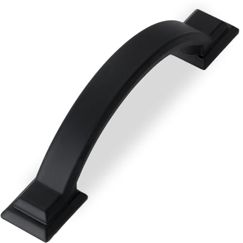GIYURO 10 Pack 2.5 Inch Cabinet Pulls Matte Black Kitchen Cabinet Handles Zinc Alloy Drawer Pulls Solid Cabinet Hardware