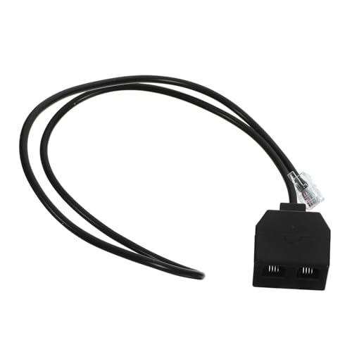 BRIGHTFUFU Telephone Splitter Adapter Pc Detachable Lines for Dual Phone Connection Cable for Landline Use for Seamless Communication and Collaborative Work
